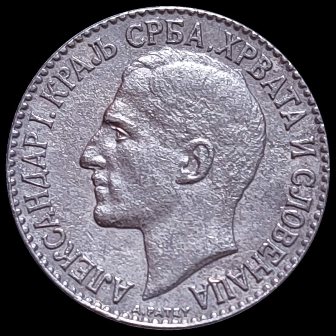 Contemporary-Forgery-Of-2-Dinars-In-1925---Kingdom-Of-Serbs-Croats-And-Slovenes